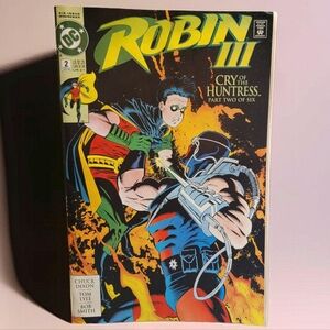 Robin III: Cry of the Huntress #2 Newsstand Cover DC Comics Nov 1992 Vintage